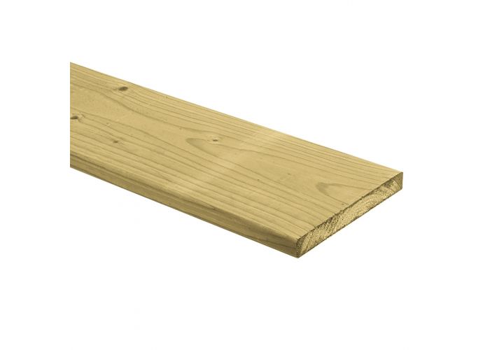 Vuren plank geschaafd geïmpregneerd 28x145mm