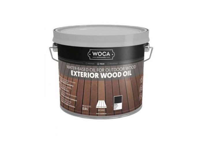 Woca exterior oil zwart 2,5L