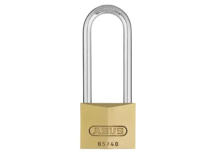 Abus hangslot messing hoge beugel 63mm 65/40 blister