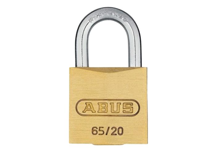 Abus hangslot messing 65/20 blister