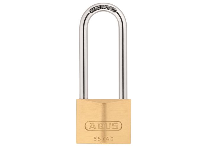 Abus hangslot messing 65/40 blister