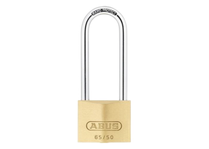 Abus hangslot messing 65/60 blister