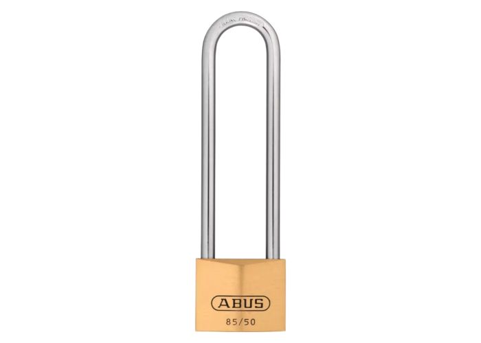 Abus hangslot messing hoge beugel 127mm 85/50