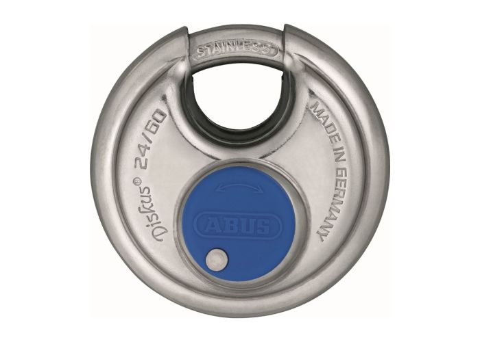 Abus discus hangslot rvs rond type 24  60mm blister