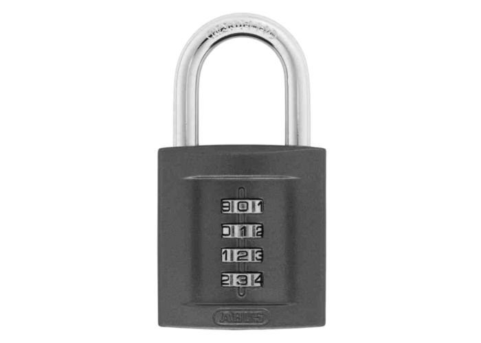 Abus cijferhangslot zwart 158/50c 4 cijfer combinatie