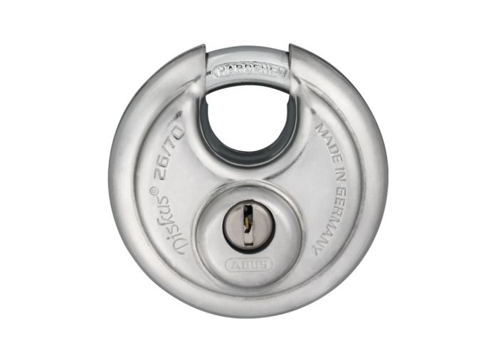 Abus discus hangslot rvs rond type 26  70mm k.t ka:157