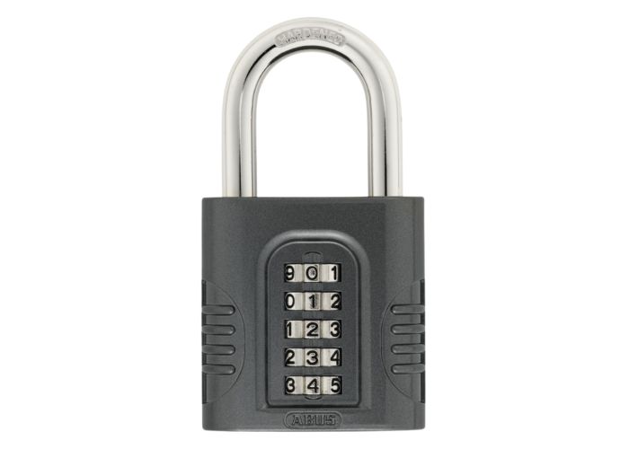 Abus cijferhangslot zwart 158/65c 4 cijfer combinatie