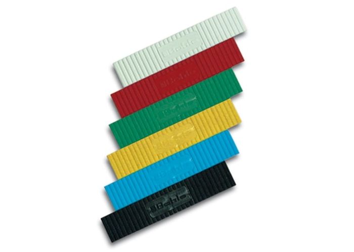Bohle glas stelblok kunststof blauw 100x20x5,0mm 100 stuks