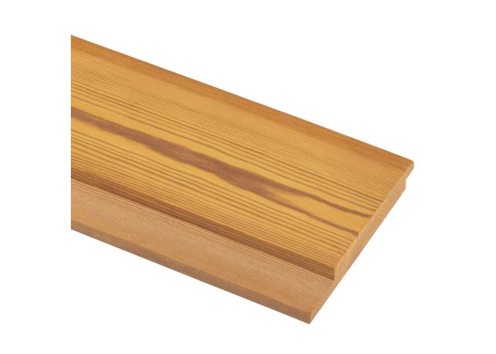 Thermogarant spruce chanelsiding 18x142mm Geborsteld / brushed top