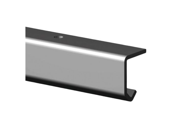 Schuifdeurrail s20 alu 250cm