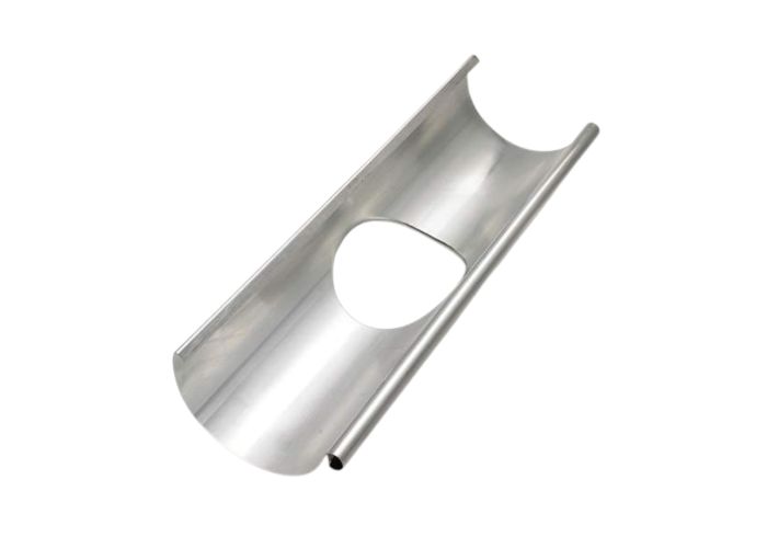 Rheinzink wb mastgoot m333 1 mtr m/ovaalgat Rheinzink wb mastgoot m333 1 mtr m/ovaalgat