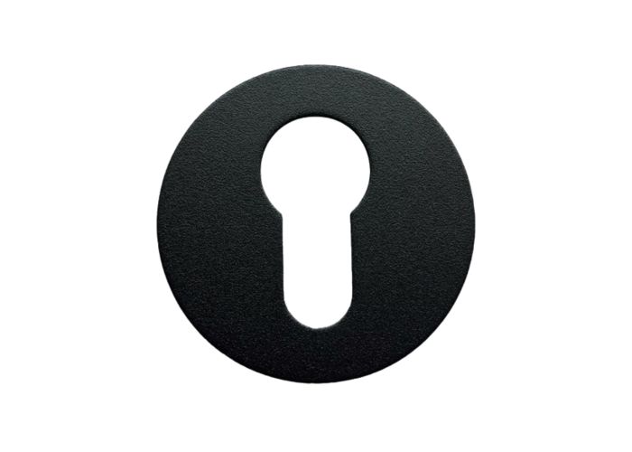 Cilinderrozet 53x6mm 108 zwart