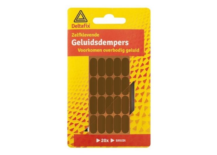 Deltafix geluiddemper zelfklevend bruin /20 st Deltafix geluiddemper zelfklevend bruin /20 st