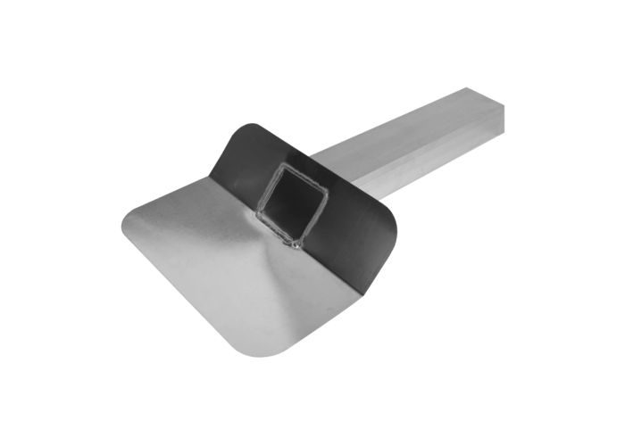 Hwa plakplaat aluminium 45 graden gu 200x80x60mm