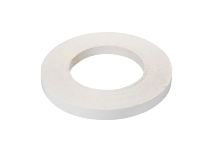 Kantfineer voorgelijmd abs wit 43x2mm