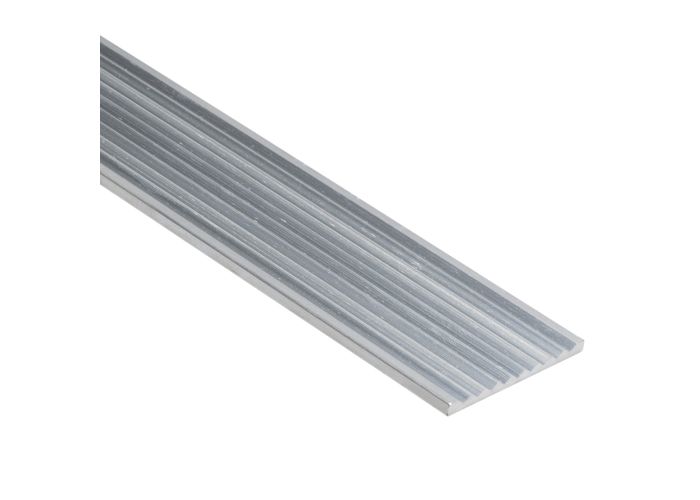 Aluminium slijtstrip vlak 30x3mm