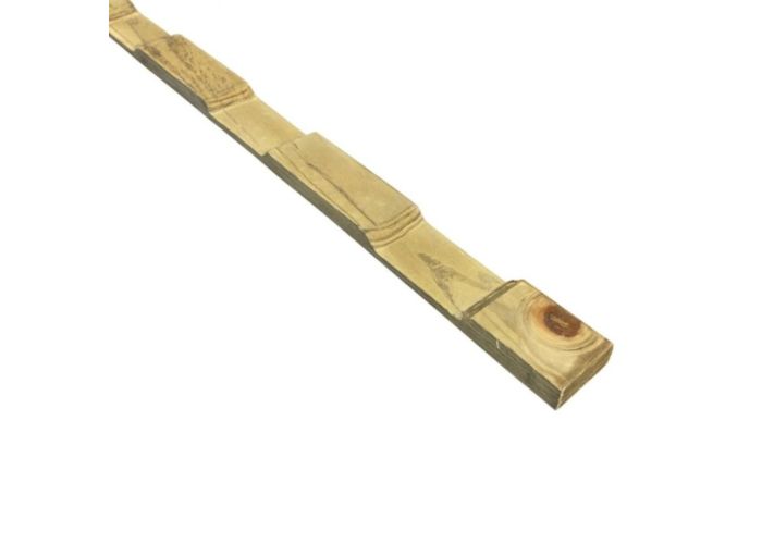 Ventilatielat groen geimpregneerd 48x28mm