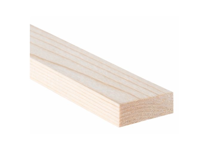 Vuren ruw vı+ 22x63mm geëgaliseerd 21.5x61mm