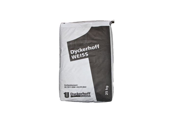 Dyckerhoff witte cement cem I 42,5 r-dw 25kg