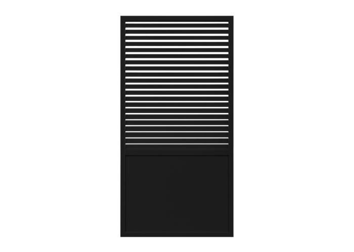 Shutter scherm zwart 220x86.5cm