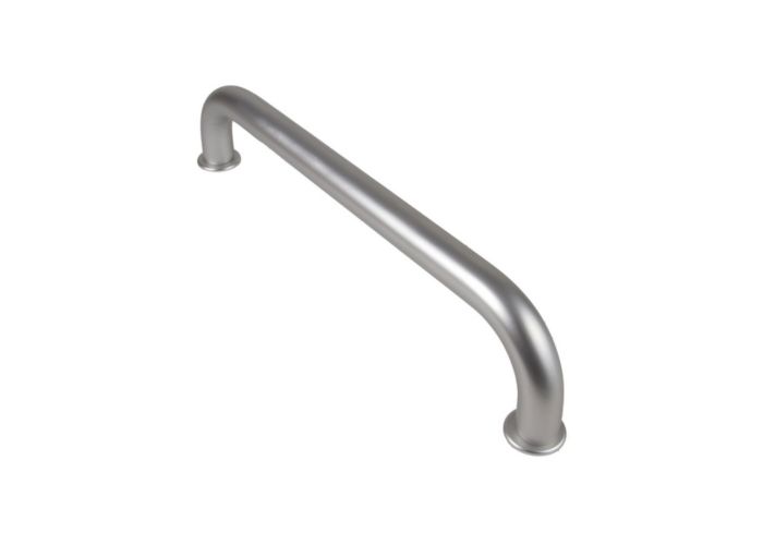 Ami deurgreep f1 enkelgebogen r14    25x350mm