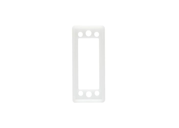 Axa raamboom onderlegplaat kunststof wit 76x32x6,0mm