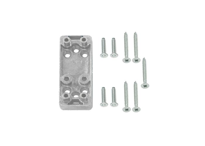 Axa raamboom onderlegplaat zamac 74x30x8,0mm