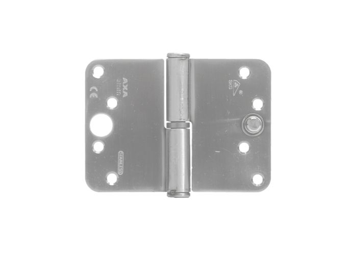 Axa kogelpaumel skg***   rvs rond 89x125mm din rechts