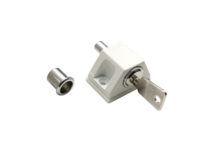 Axa oplegslot 3011 wit buitendraaiend