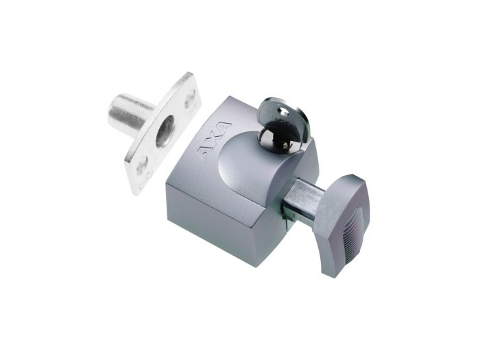 Axa oplegslot 3012 skg* wit buitendraaiend set van 2