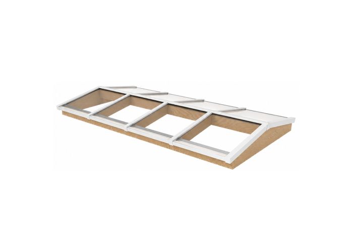 Zadeldak douglas wit 1582x1550mm