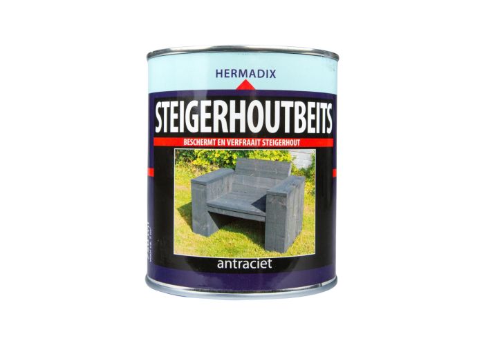 Hermadix steigerhout beits antraciet 750ml