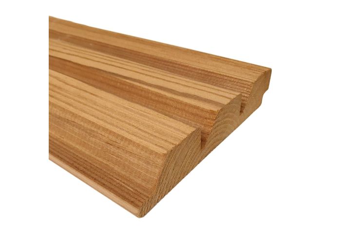 Thermogarant triple deluxe 26x131mm geschaafd/geborsteld/planed/brushed top