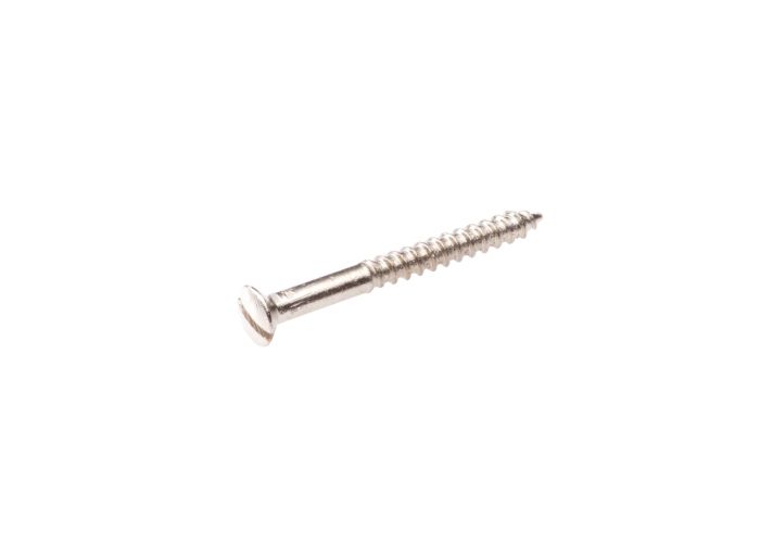 Houtschroef messing vernikkeld lk din 95 3.0 x 30