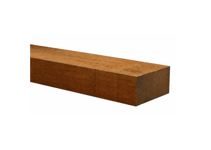 Meranti balk ruw 105x130mm