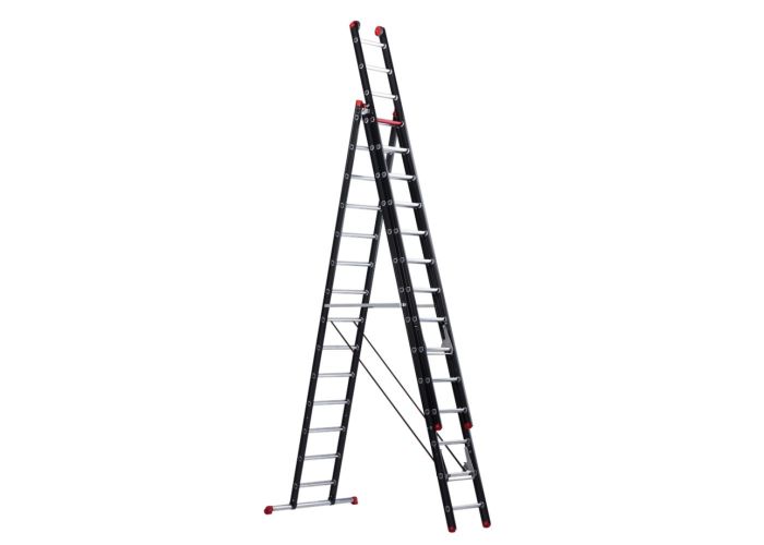 Altrex Reformladder recht mounter 3x14 zr3099 opberg 3,90mtr uitgeschoven 9,35mtr werkh 10,10mtr