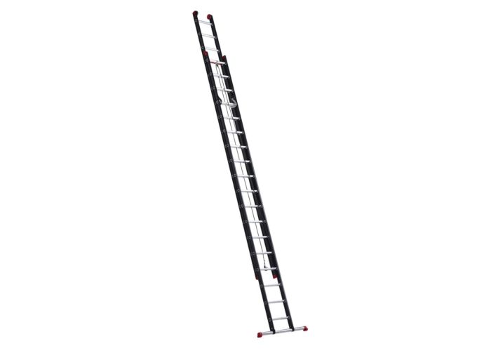 Altrex Reformladder recht mounter 2x18 zs2090 opberg 5,00mtr uitgeschoven 8,80mtr werkh 9,55mtr