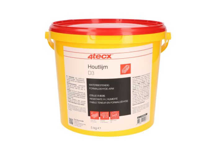 4tecx houtlijm D3 formaldehyde-vrij 5kg