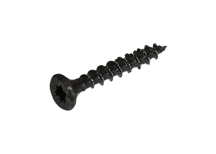 Blackline spaanplaatschroef hcp zwart pk tx-20 +snijpunt 4.0x16    (25)