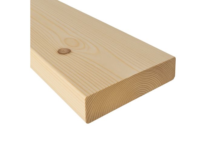 Vuren balk geschaafd c sls c24 38x235mm >5400mm