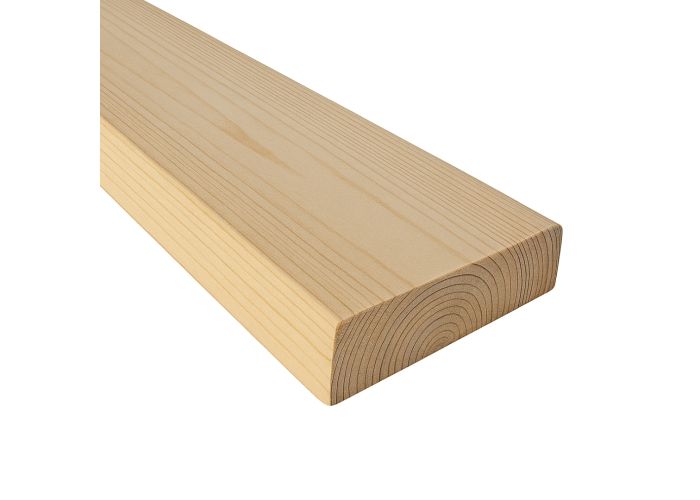 Vuren balk geschaafd c sls c24 38x120mm >5400mm