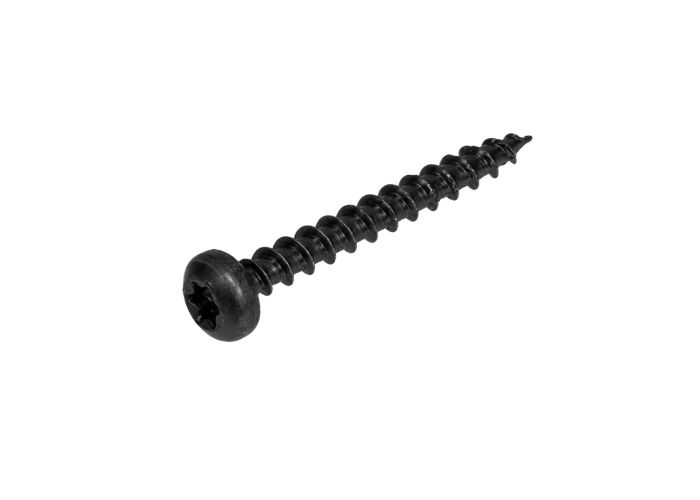 Spaanplaatschroef zwart ck torx 3.0 x 20 kuipje / 100 stuks