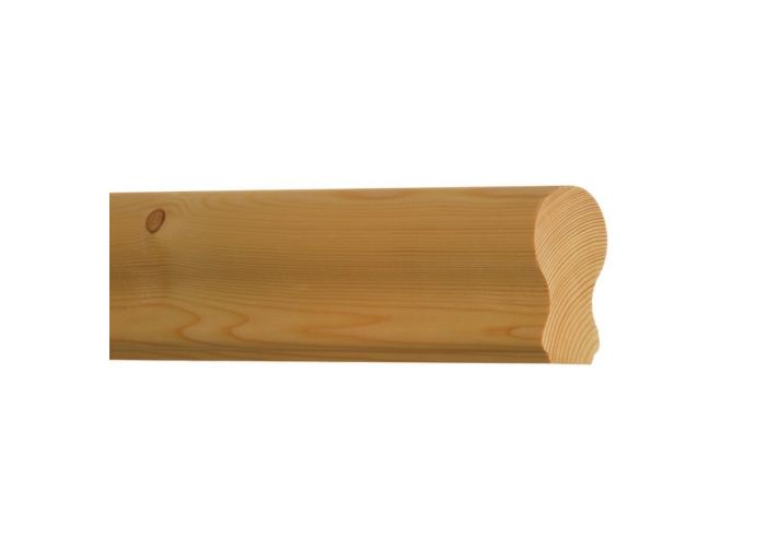 Grenen sleutelgat gegrond  40x65mm