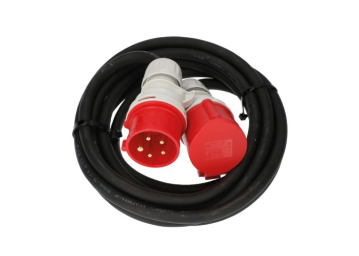 4tecx verlengkabel cee 16a 400v 5mtr