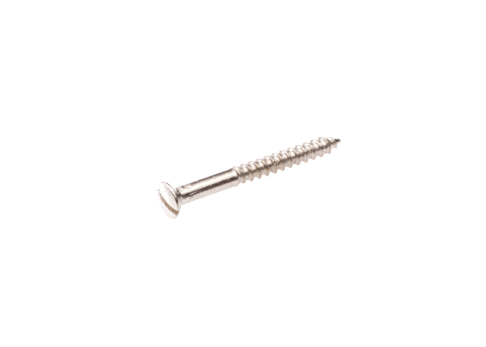 Houtschroef messing vernikkeld lk din 95 5.0 x 30