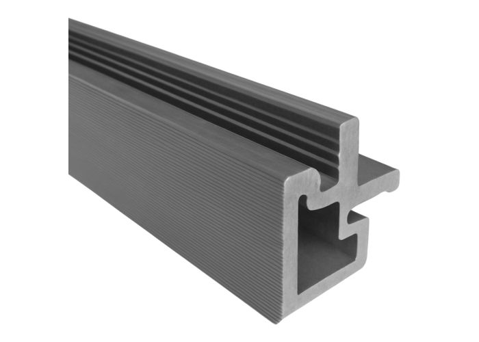 WPC hoekprofiel cladding grey 2,6x5,0x390cm WPC hoekprofiel cladding grey 2,6x5,0x390cm