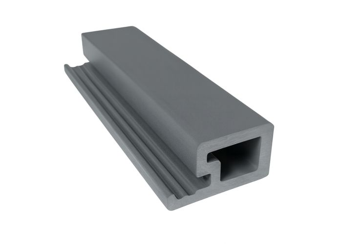 WPC startprofiel cladding grey 2,6x5,0x390cm WPC startprofiel cladding grey 2,6x5,0x390cm