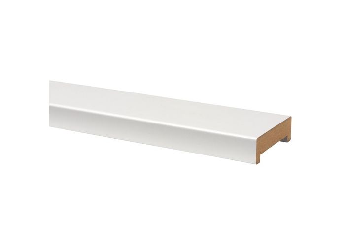 Hardhout gibolat wit gegrond 28x94mm