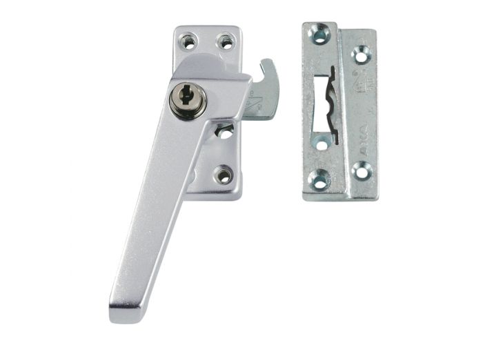 Axa raamboom aluminium+nok+sleutel links 33196192