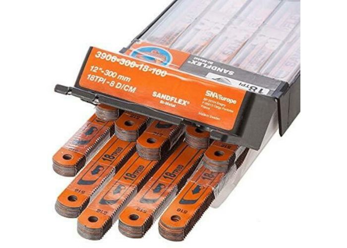 Bahco metaalzaagblad grof 18 tands 300 mm / 10 stuks